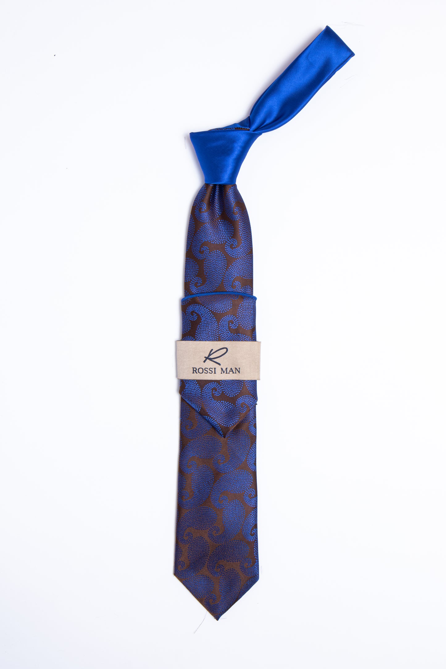 Rossi Man Tie and Pocket Round TT404-2
