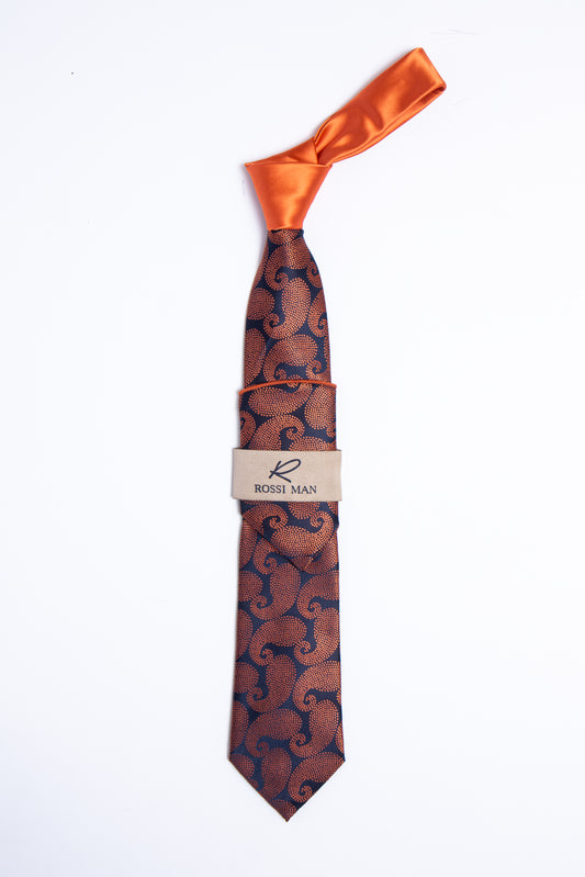 Rossi Man Tie and Pocket Round TT404-3