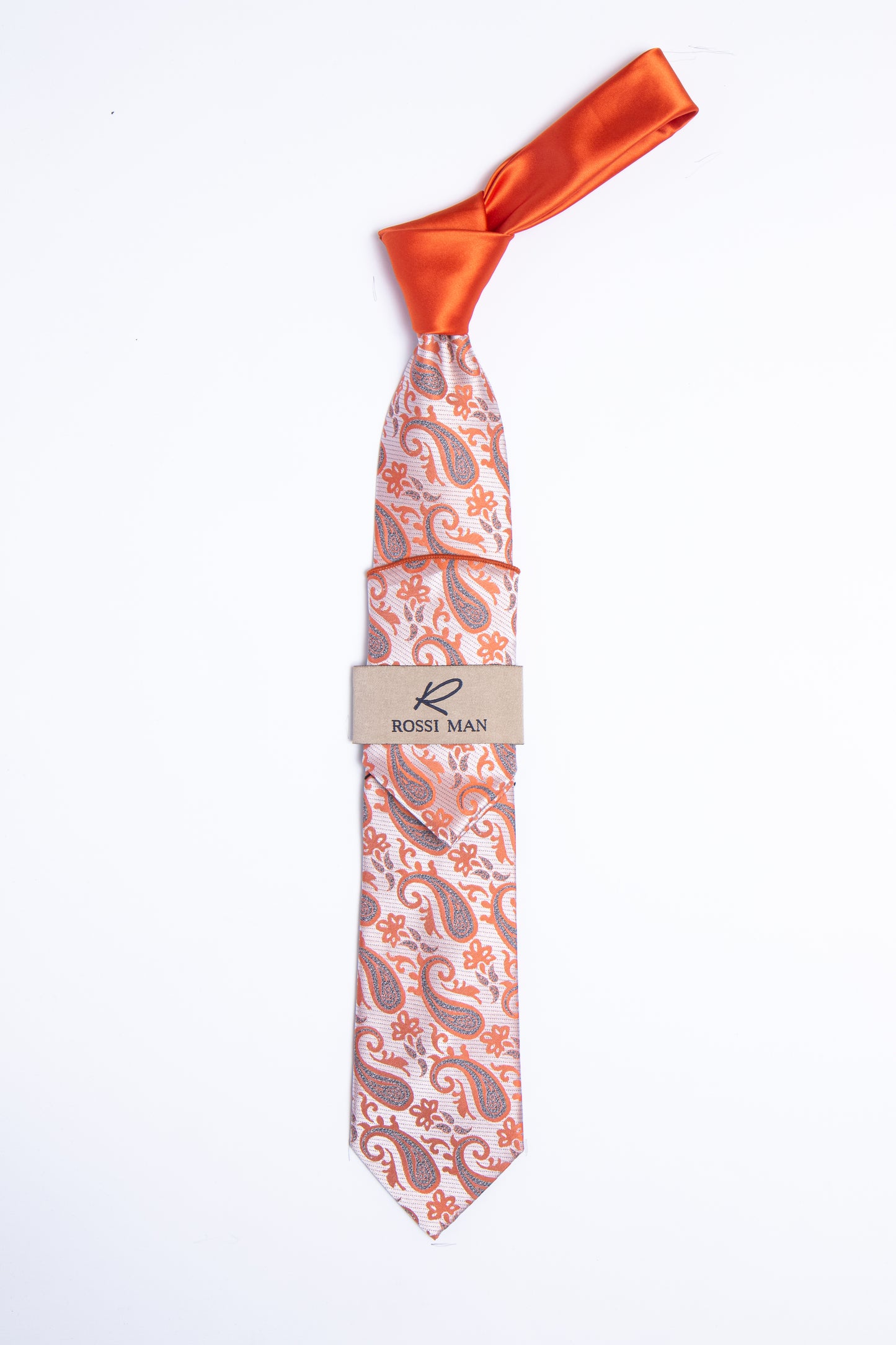 Rossi Man Tie and Pocket Round TT405-1