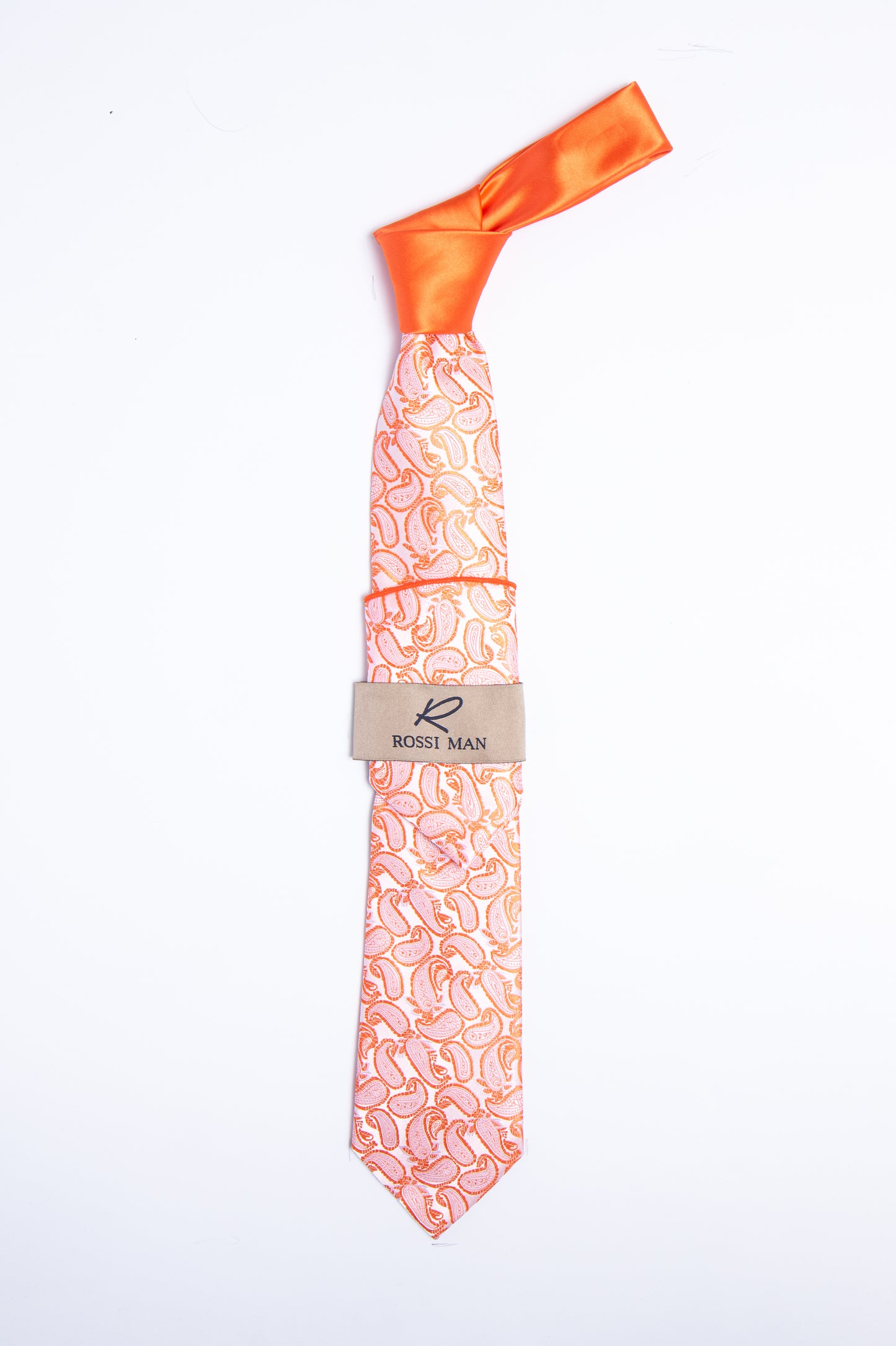 Rossi Man Tie and Pocket Round TT407-1