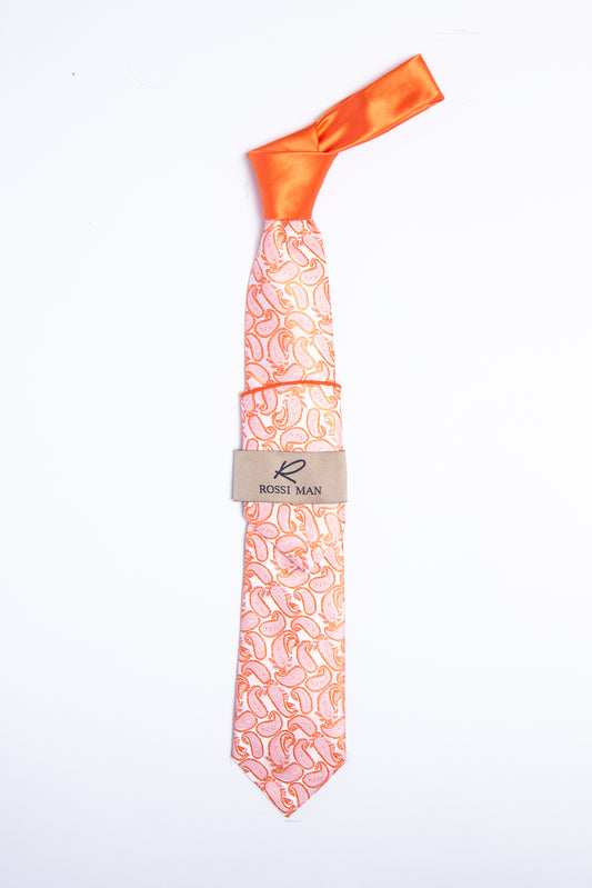 Rossi Man Tie and Pocket Round TT407-1