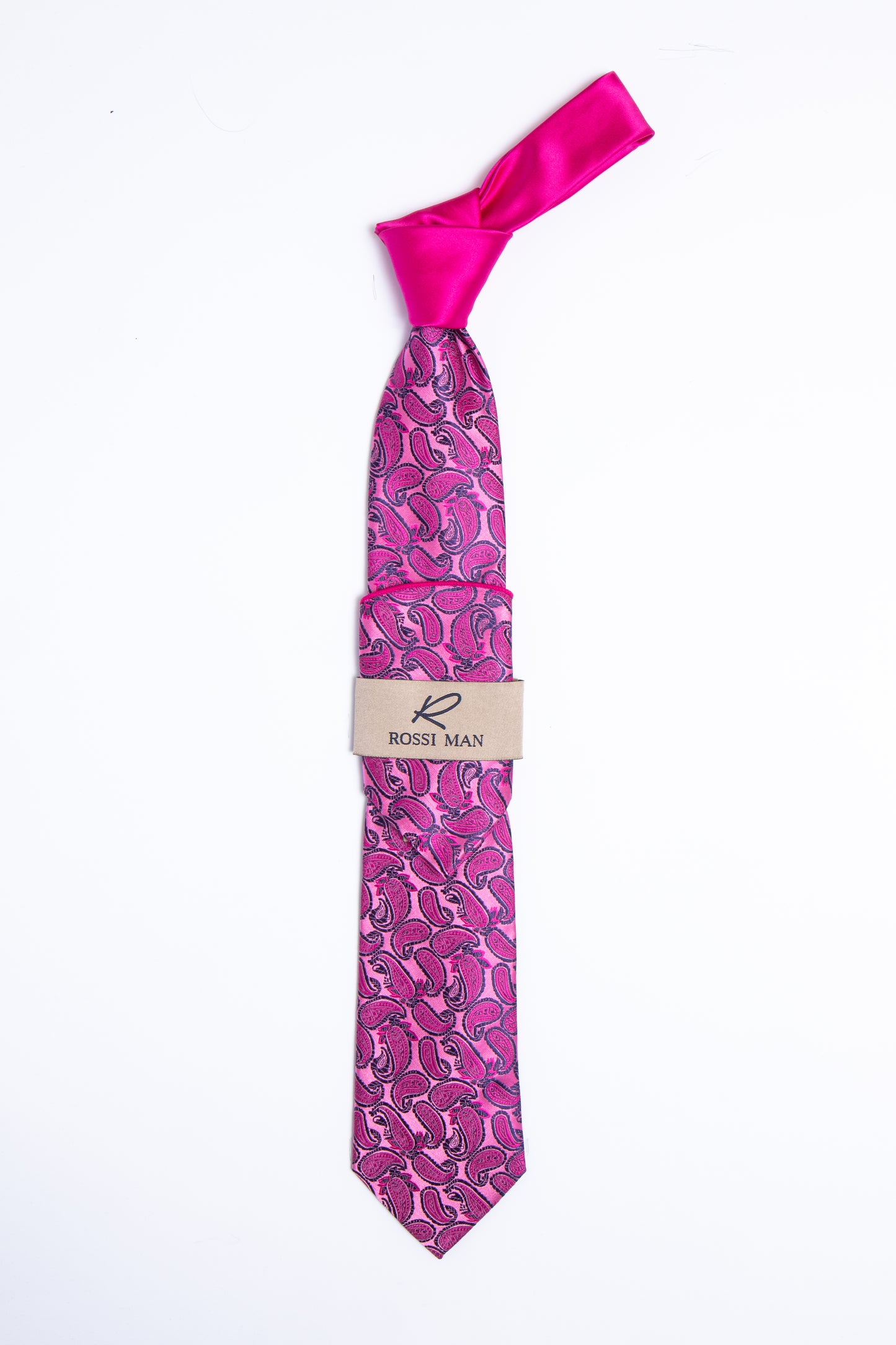 Rossi Man Tie and Pocket Round TT407-6