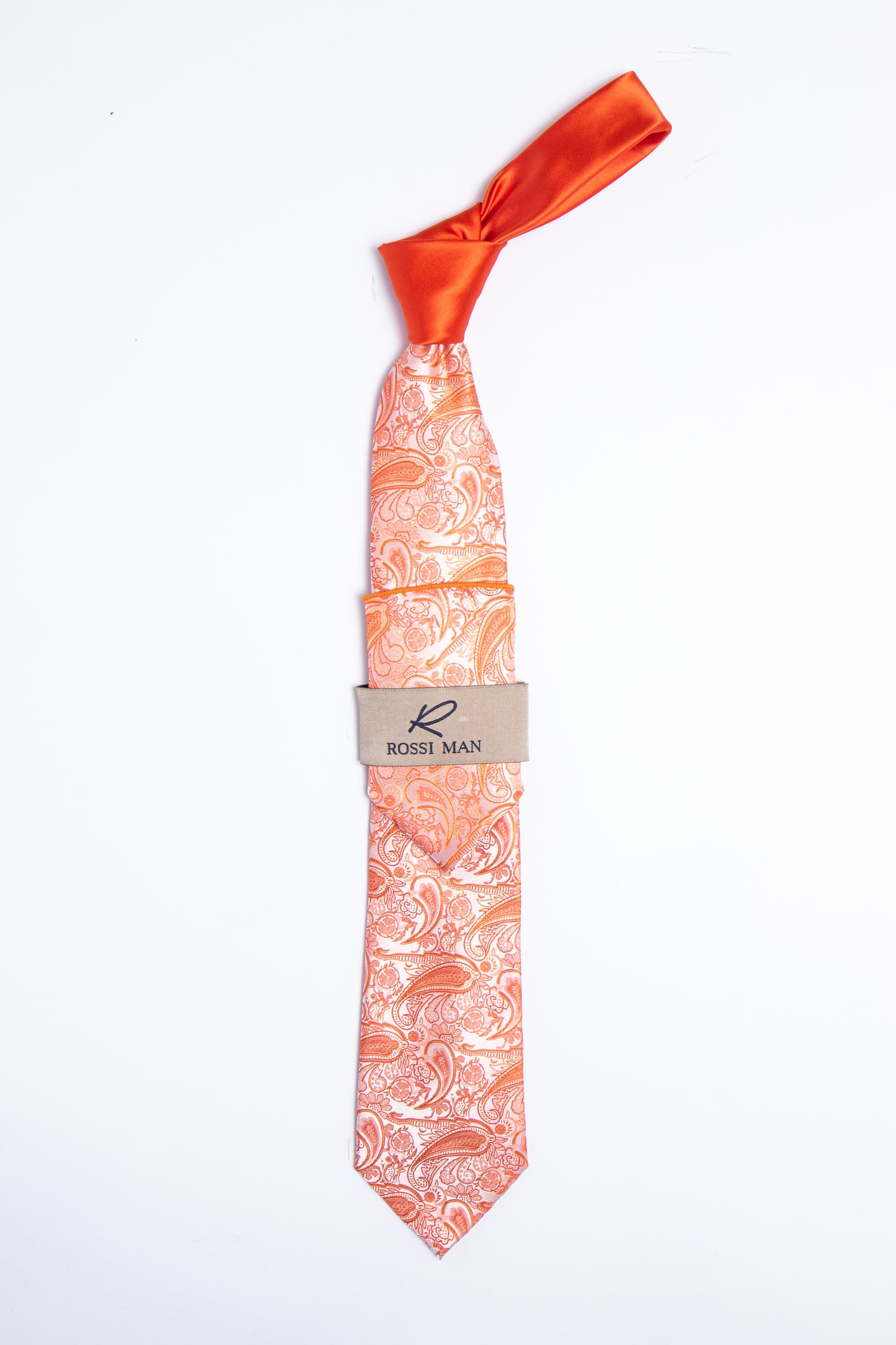 Rossi Man Tie and Pocket Round TT408-2