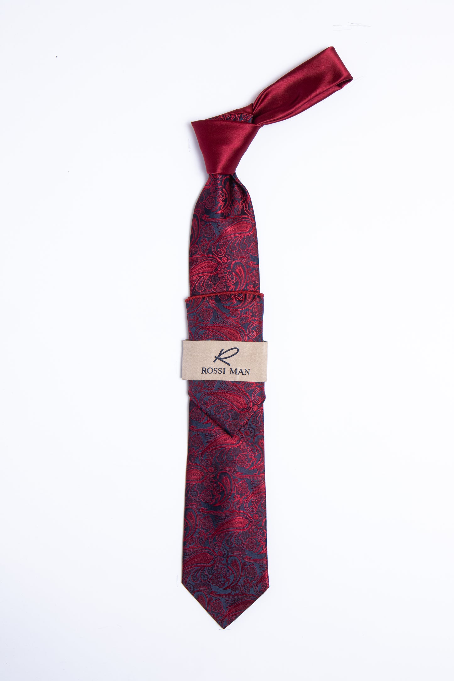 Rossi Man Tie and Pocket Round TT408-7