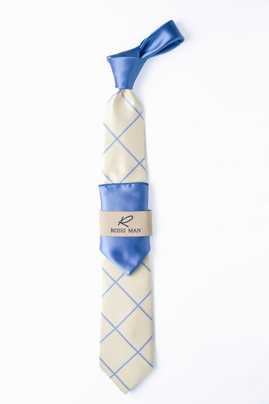 Rossi Man Tie and Pocket Round TT619-2