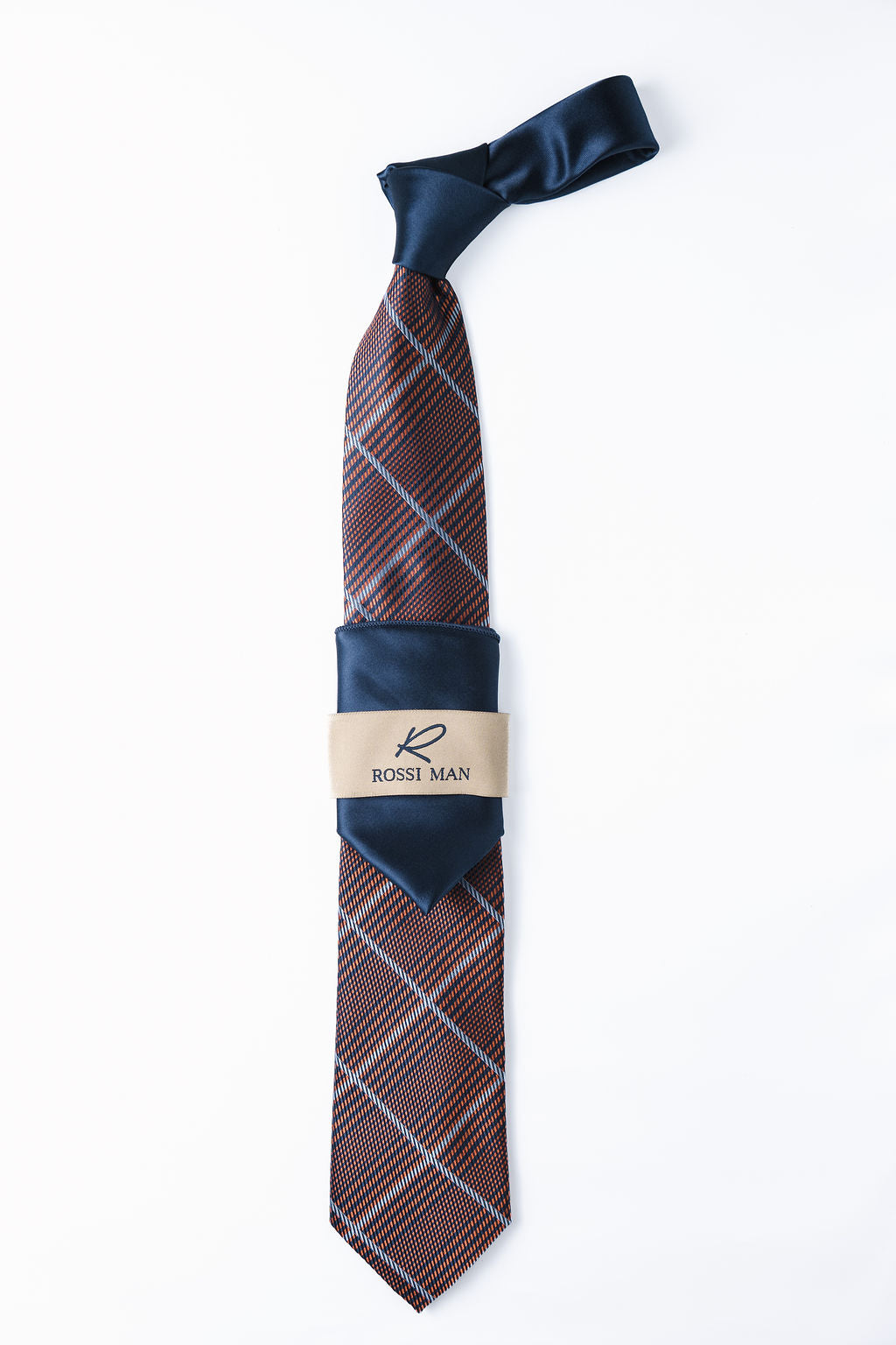 Rossi Man Tie and Pocket Round TT619-4