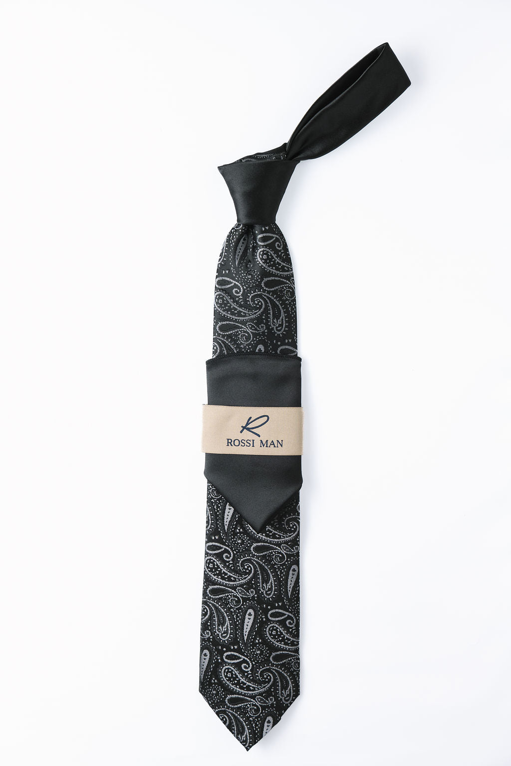 Rossi Man Tie and Pocket Round TT620-2