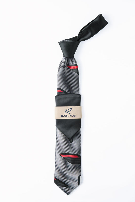 Rossi Man Tie and Pocket Round TT622-1