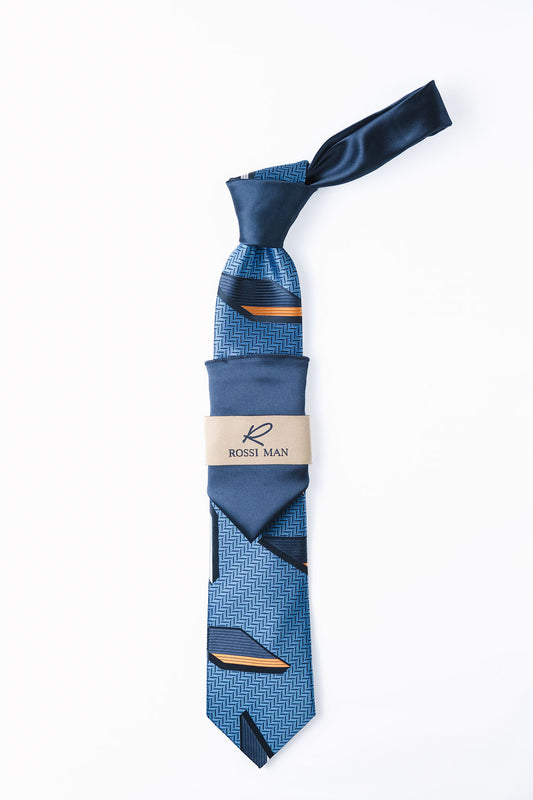Rossi Man Tie and Pocket Round TT622-2