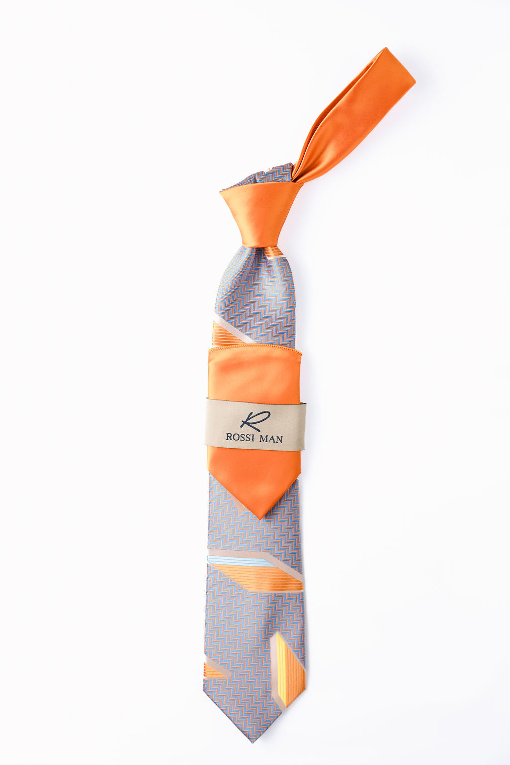 Rossi Man Tie and Pocket Round TT622-3