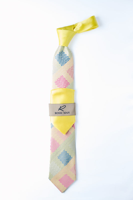 Rossi Man Tie and Pocket Round TT623-1