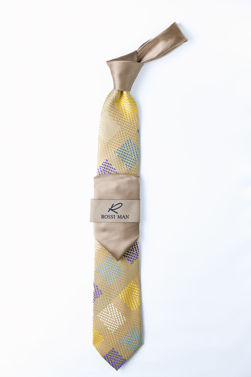 Rossi Man Tie and Pocket Round TT623-4