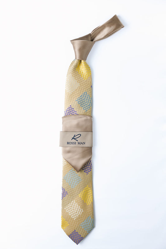 Rossi Man Tie and Pocket Round TT623-4
