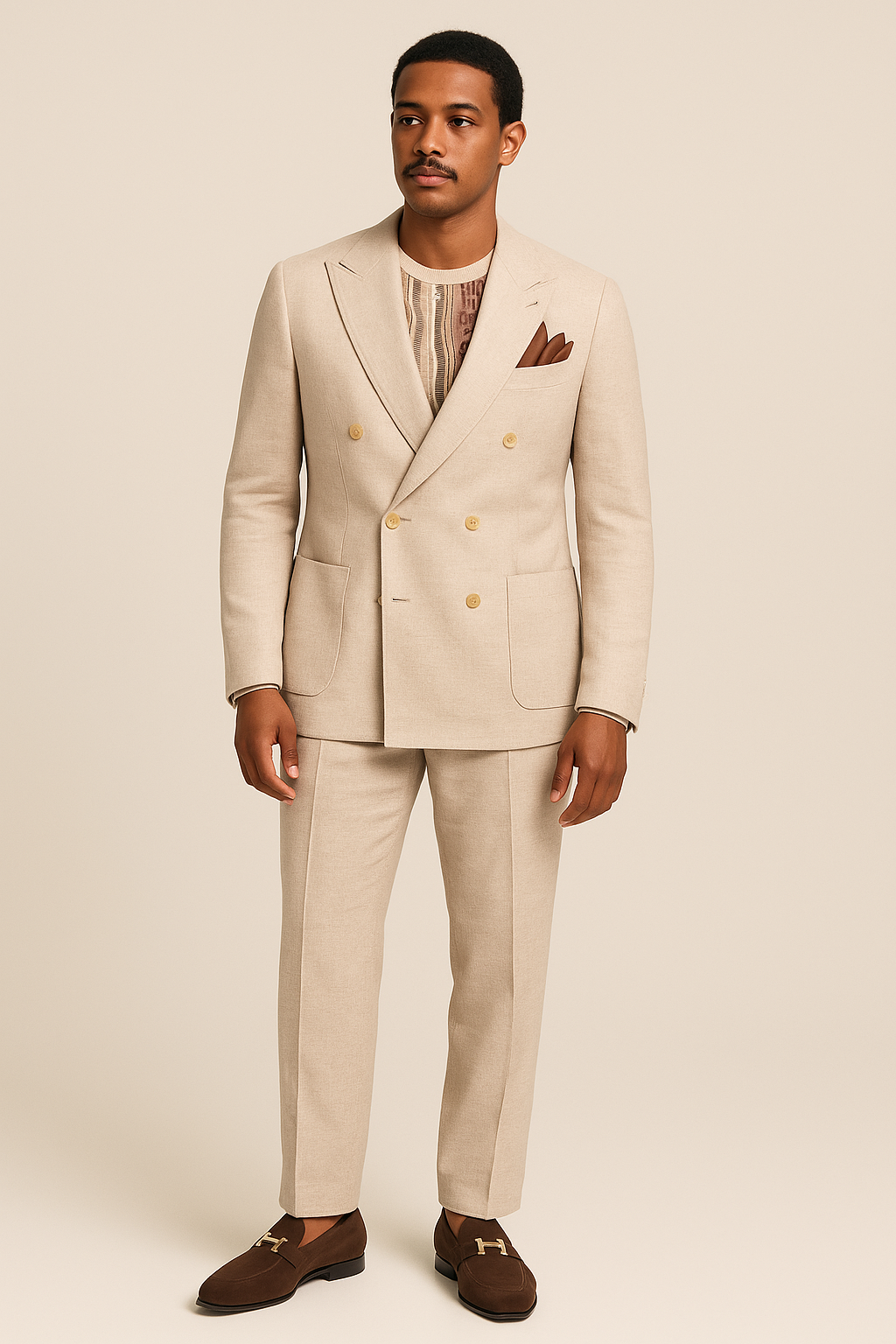 Thanksgiving Look – Oatmeal Suit Set