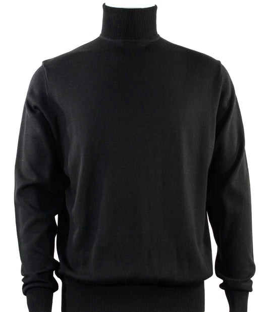 Bassiri Long Sleeve Turtleneck Sweater 631 Black