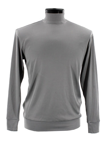Bassiri Long Sleeve High Neck T-Shirt Style #632 Grey