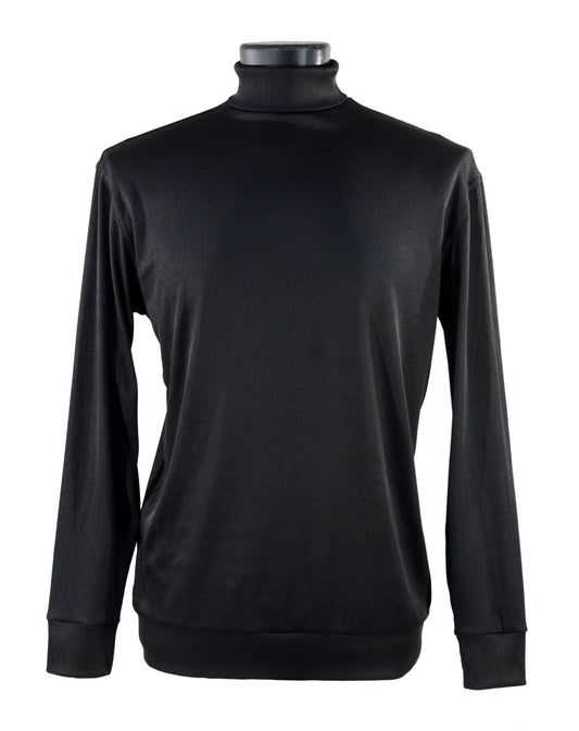 Bassiri Long Sleeve Turtleneck T-Shirt Style #633 Black