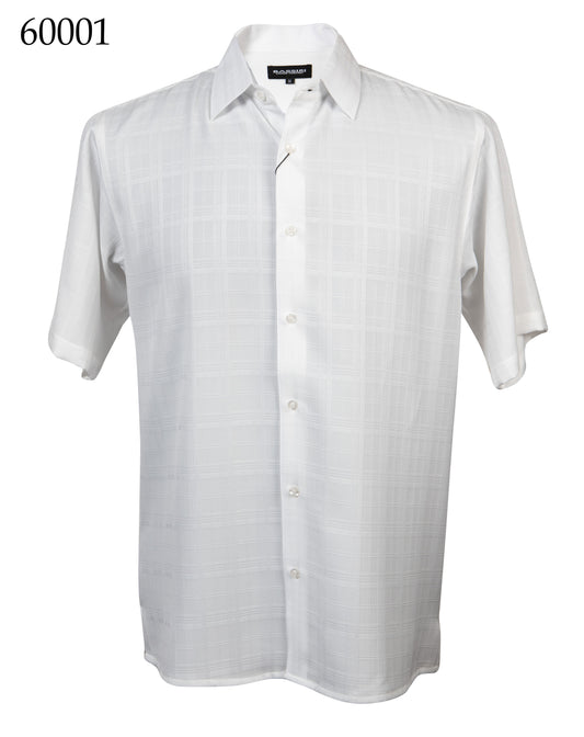 Bassiri Tone-on-Tone Short Sleeve Shirts 60001