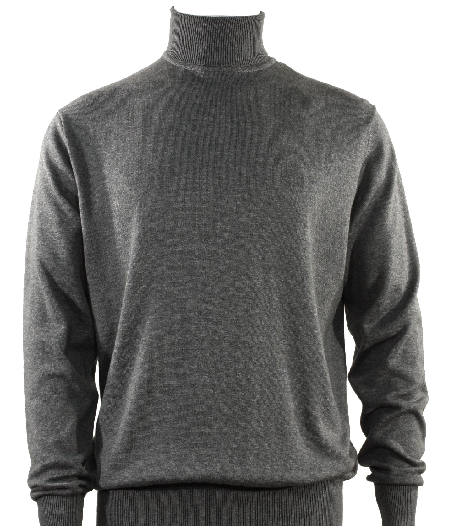 Bassiri Long Sleeve Turtleneck Sweater 631 Smoke