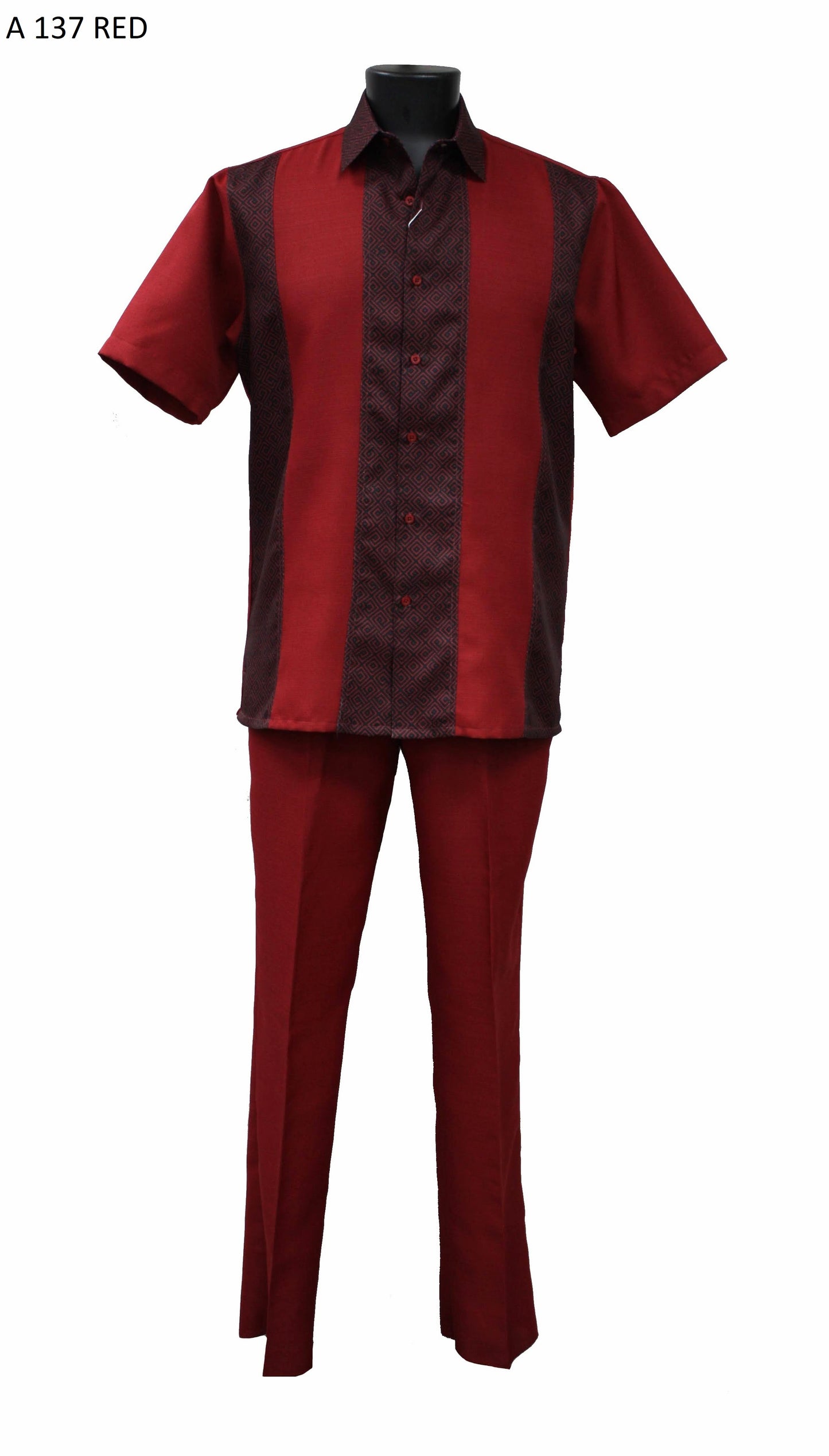 Bassiri 2-Piece Walking Suit Sets A 137 Red