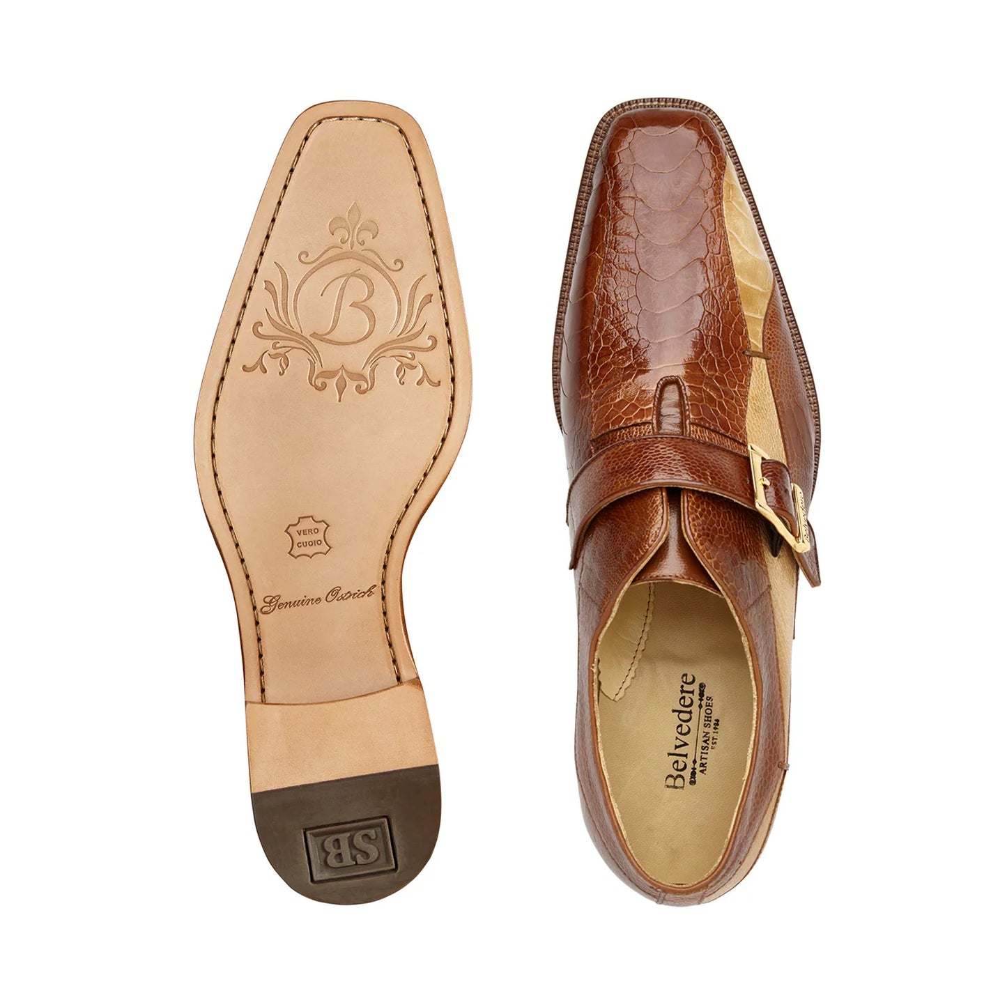 Belvedere Shoes Marte - Ant. Camel/Bone