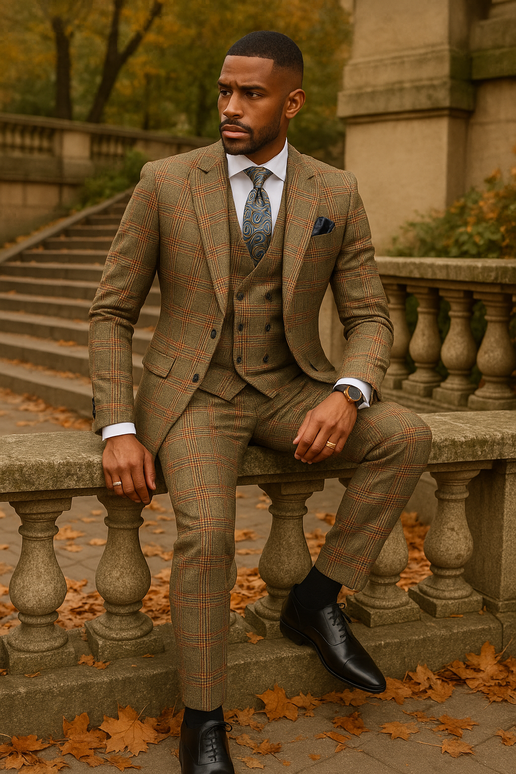 ROSSI MAN SLIM FIT 3 PIECE SUIT MAX RM1730