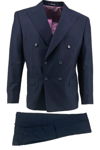 Santorini, Slim Fit, Pure Wool Suit by Tiglio Luxe TIG1036