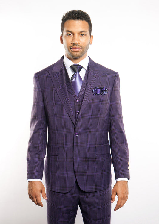 ROSSI MAN 3 PIECE SUIT ROGER RM528